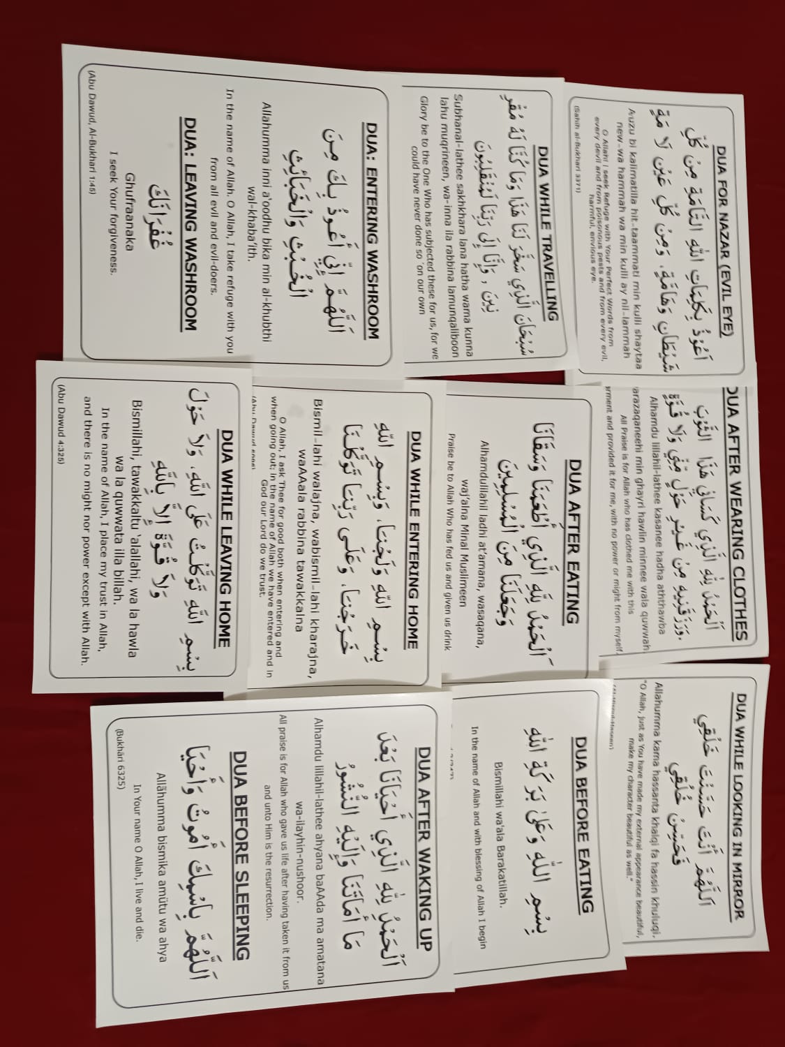 English Dua Stickers